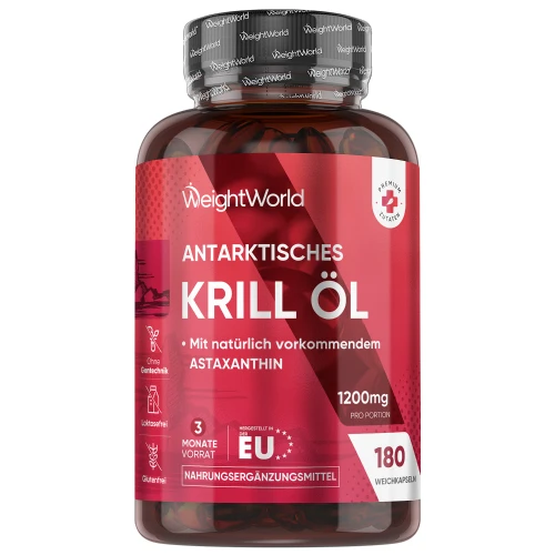WeightWorld Antarktisches Krillöl - Natürlicher Omega-3-Zusatz