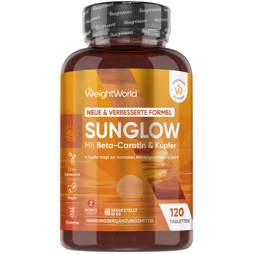 Sunglow Bräunungstabletten mit Beta Carotin online kaufen
