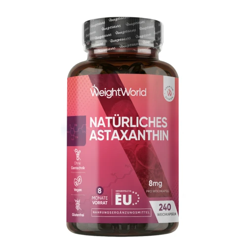 WeightWorld Natürliches Astaxanthin Kapseln 8 mg online kaufen